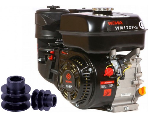 Weima WM170F-S двигун бензиновий (7 к.с., шпонка, 20 мм, ЄВРО 5)