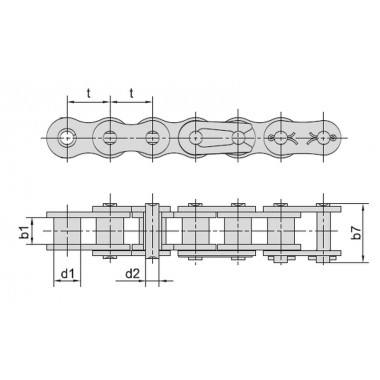 Ланцюг редуктора - 156F