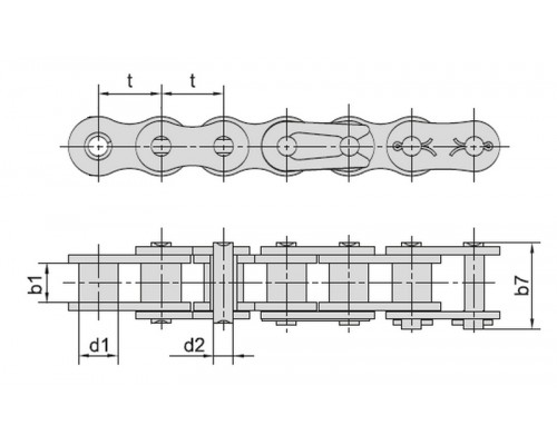 Ланцюг редуктора - 156F