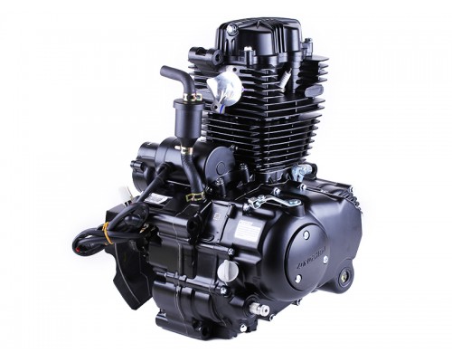 Двигатель бензиновый для мотоцикла CG 250/CG250-B (механика + балансировочный вал, 5 передач, ZONGSHEN)