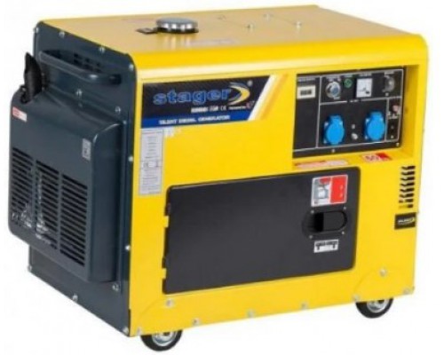STAGER DG 5500 S генератор дизельний (5,0 кВт, ел.стартер, 1 фаза)