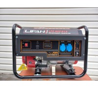 LIFAN LF2.8GF-6 генератор газ/бензиновый (3,2 кВт, ручной стартер, 1 фаза)