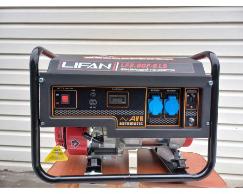 Генератор газ/бензиновый LIFAN LF2.8GF-6 (ручной стартер, 1 фаза, 3.2 кВт)