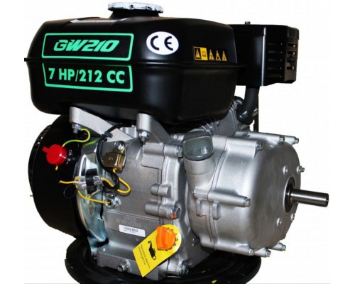 Grunwelt GW210-S_CL двигатель бензиновый (7 л.с., 1800 об/мин, шпонка, 20 мм, с центробежным сцеплением, ЕВРО5)