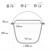 Казан чугунный туристический с крышкой-сковородой (8 л)