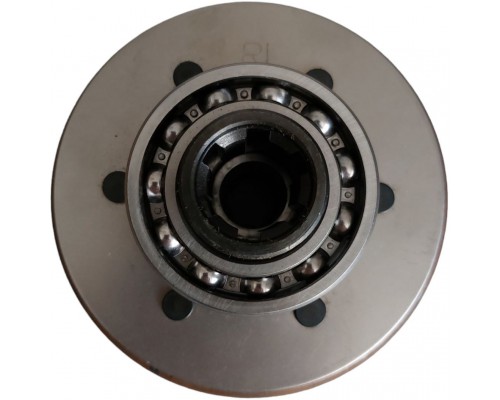 Корзина сцепления WEIMA под вал (шлиц, 25мм) + диски + выжимной подшипник
