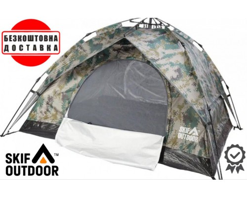 Намет автоматичний 3-х місцевий Skif Outdoor Adventure Auto II. Camo (200x200х135см)